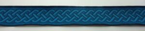 Webband 20-034, Flechtband Blau – für Hundehalsbänder 20 bis 24 mm