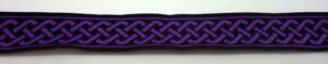 Webband 20-038, Flechtband Violett – für Hundehalsbänder 20 bis 24 mm