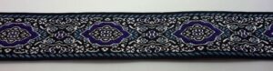 20-130 Webband 20-130, Perserborte Violett-Blau – für Hundehalsbänder 20 bis 24 mm