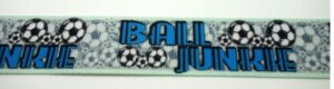 Webband 20-193, Ball Junkie – für Hundehalsbänder 20 bis 24 mm