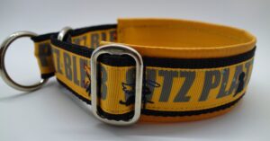 Hundehalsband 1098, Hundekommandos auf Gelb – fertig ab Lager