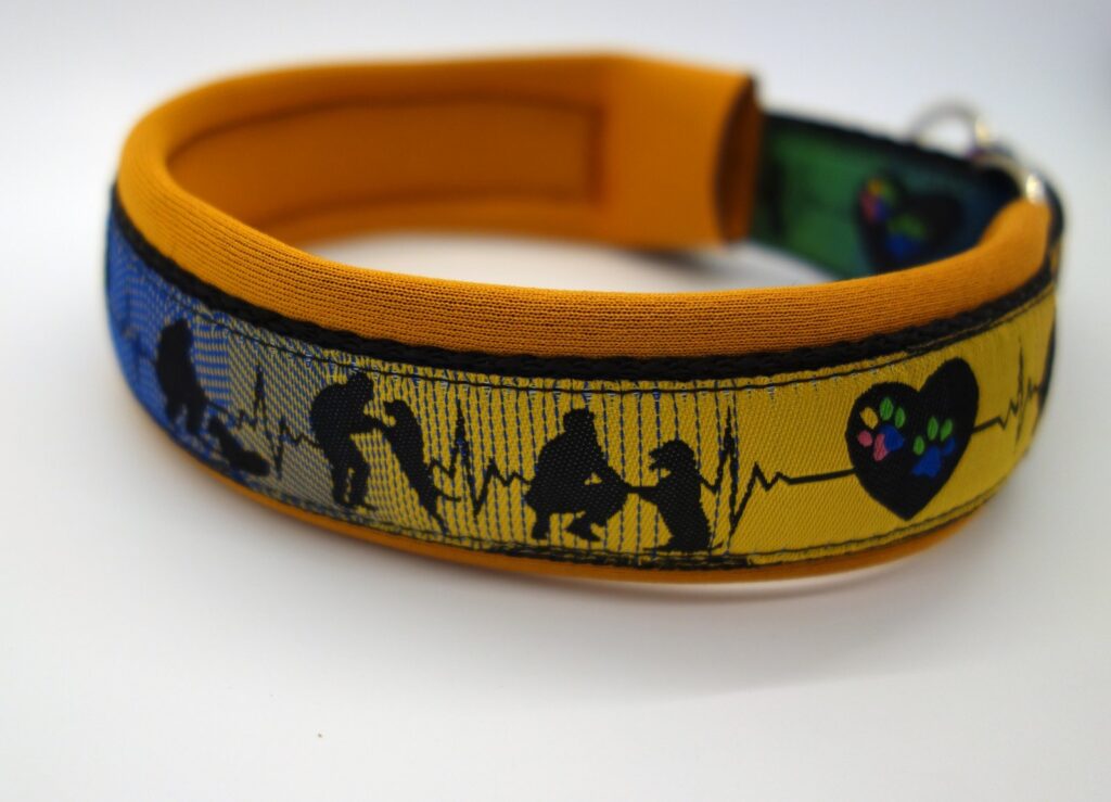 Hundehalsband 1126, Herzschlag Mensch und Hund – fertig ab Lager